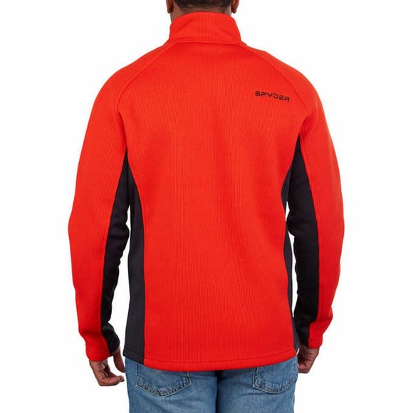 NWT Spyder Men’s Gait Half Zip Jacket Red Medium - Picture 7 of 7